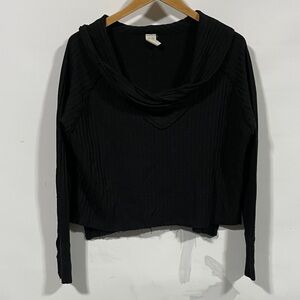 We the free people Black Long Sleeve Top